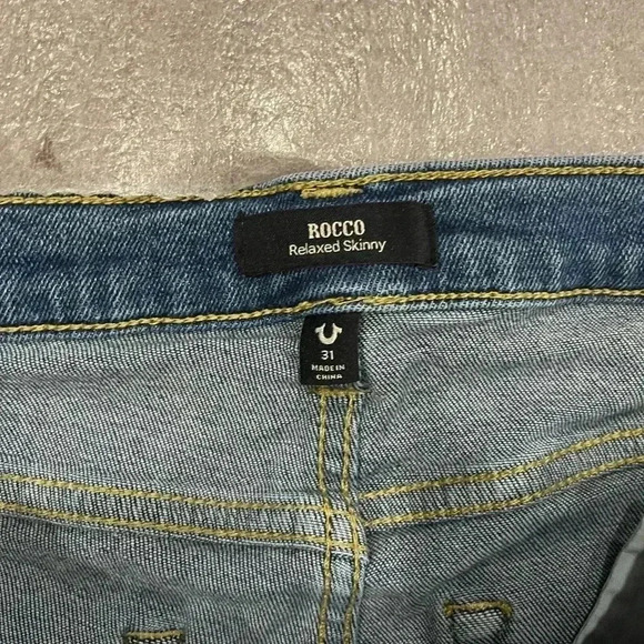 [31Inseam  31”]True Religion Mens Rocco Relaxed Skinny Jean - Picture 6 of 6